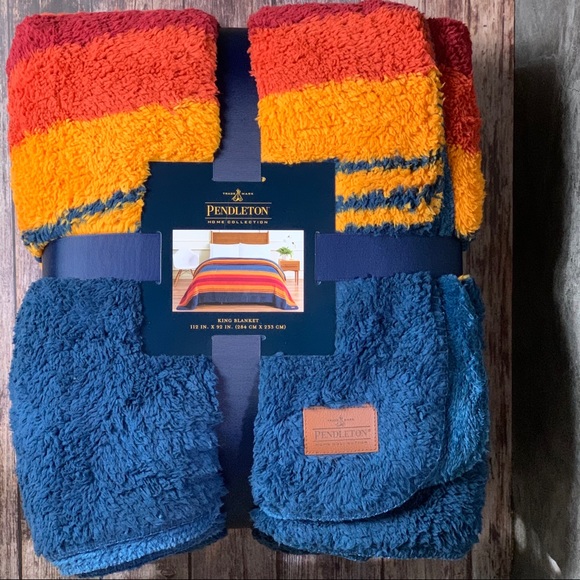 Pendleton ~ King Grand Canyon Sherpa Blanket - Picture 3 of 6